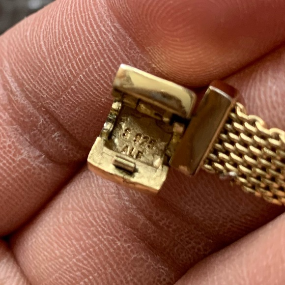 14k gold-plated Pandora Reflexion Mesh Bracelet EUC - Picture 9 of 10